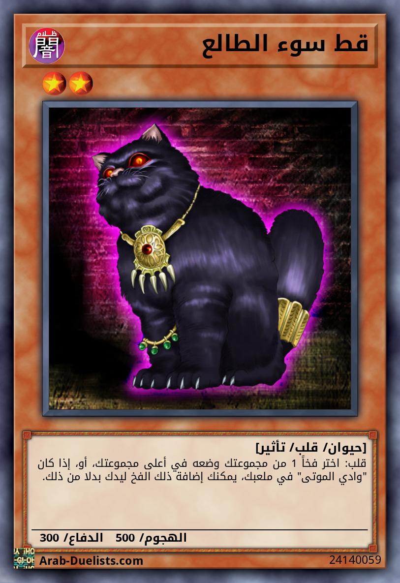 قط سوء الطالع