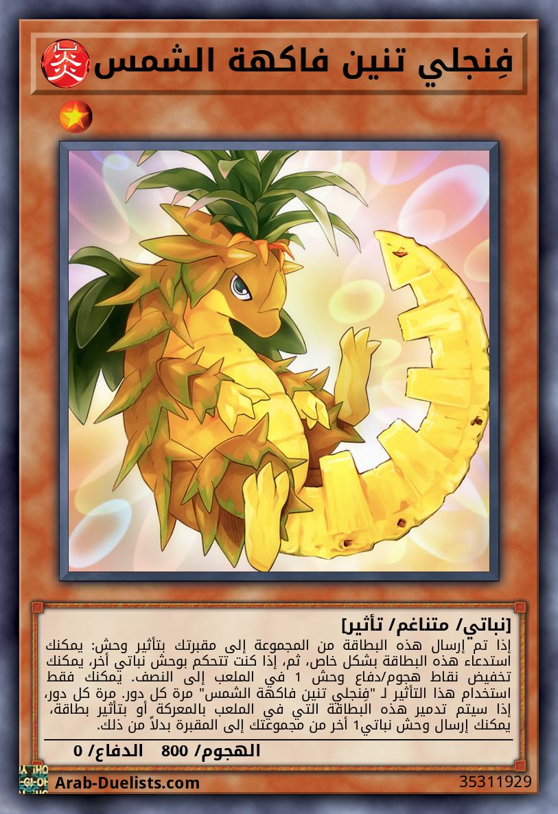 فِنجلي تنين فاكهة الشمس