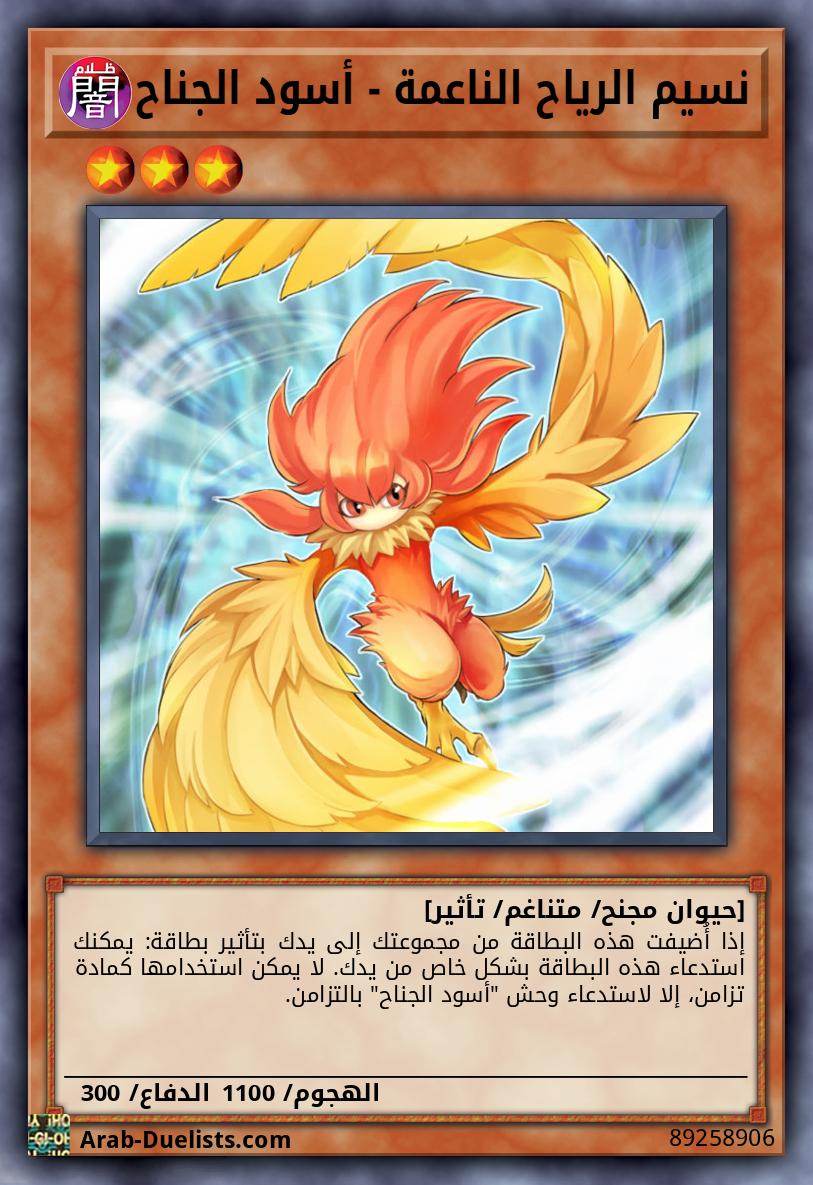 نسيم الرياح الناعمة - أسود الجناح